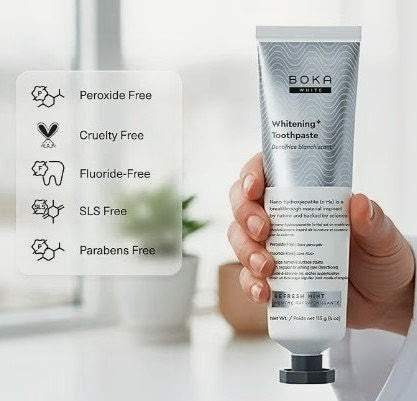 Boka Fluoride Free Toothpaste, Nano Hydroxyapatite Toothpaste